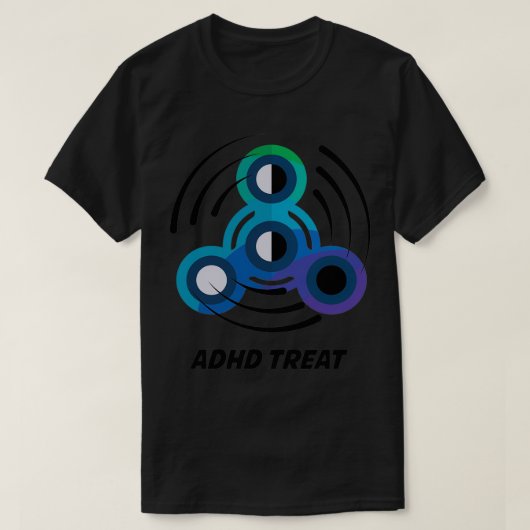 Centrifugeren Storm Speelgoed Hand Spinner ADHD T-shirt (Design voorkant)