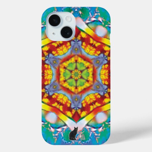 Centris Kaleidoscope iPhone Case (Achterkant)