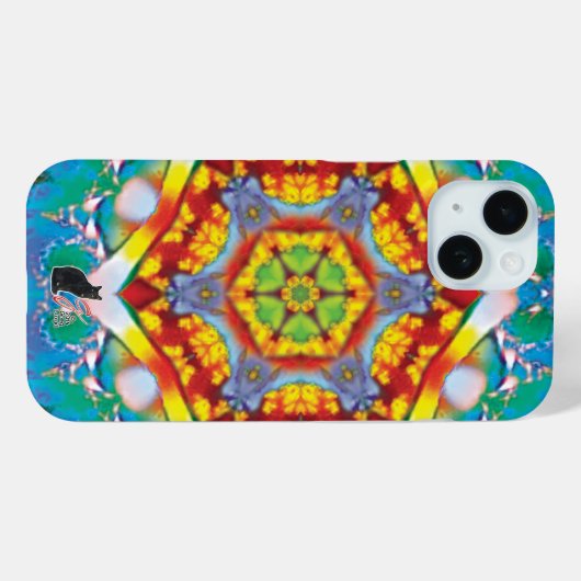 Centris Kaleidoscope iPhone Case (Achterkant (horizontaal))