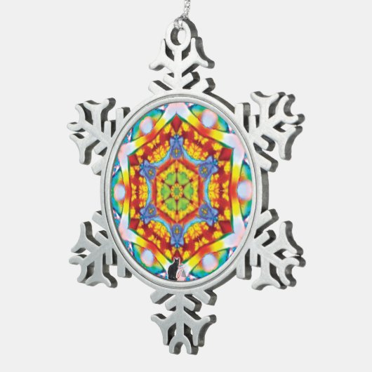 Centris Kaleidoscope Snowflake Ornament (Rechts)