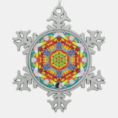 Centris Kaleidoscope Snowflake Ornament (Voorkant)