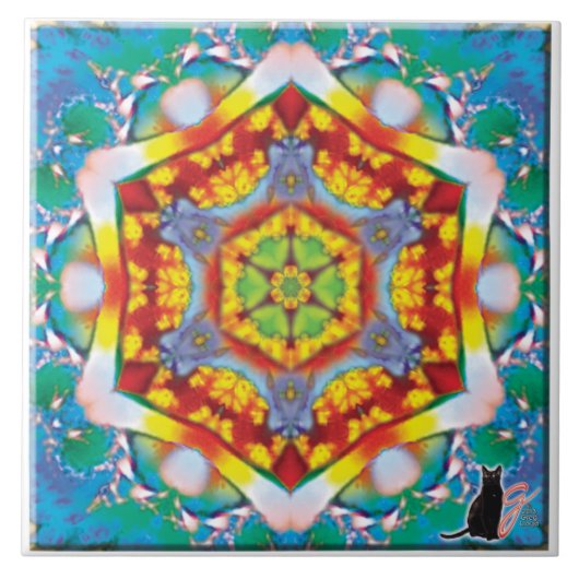 Centris Kaleidoscope Tile Tegeltje (Voorkant)