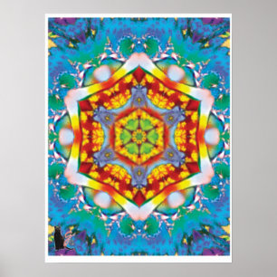 Centris Kinetic Collage Kaleidoscoop Poster
