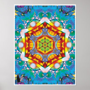 Centris Kinetic Collage Kaleidoscope Poster