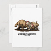 Centrosaurus Briefkaart (Voorkant / Achterkant)