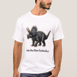 Centrosaurus Dinosaur Maak Je Eigen Aangepaste Tek T-shirt