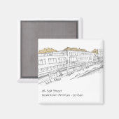 Centrum Amman - Jordanië Magneet (Voorkant / Achterkant)