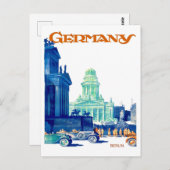 centrum Berlijn, Duitsland Briefkaart (Voorkant / Achterkant)