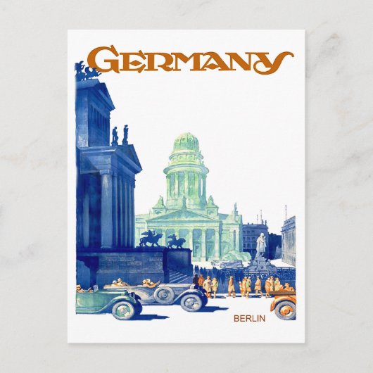 centrum Berlijn, Duitsland Briefkaart (Voorkant)