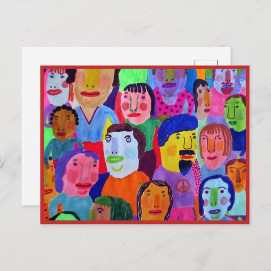 centrum briefkaart (Voorkant / Achterkant)