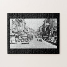  centrum Bristol VA TN Briefkaart Legpuzzel