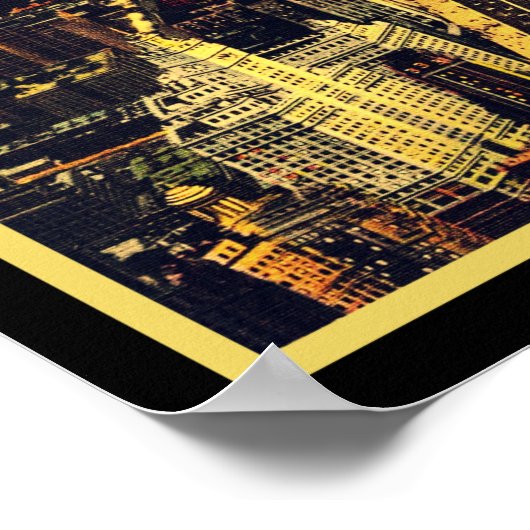  centrum Chicago Poster (Hoek)