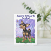 Centrum Chihuahua Party Aankondigingskaart (Staand voorkant)