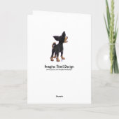 Centrum Chihuahua Party Bedankkaart (Achterkant)