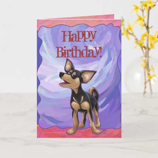 Centrum Chihuahua Party Kaart (Gele Bloem)