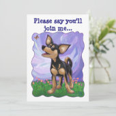 Centrum Chihuahua Party Kaart (Staand voorkant)