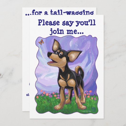 Centrum Chihuahua Party Kaart (Voorkant / Achterkant)