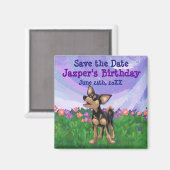 Centrum Chihuahua Party Magneet (Voorkant / Achterkant)