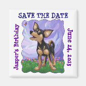 Centrum Chihuahua Party Magneet (Voorkant)