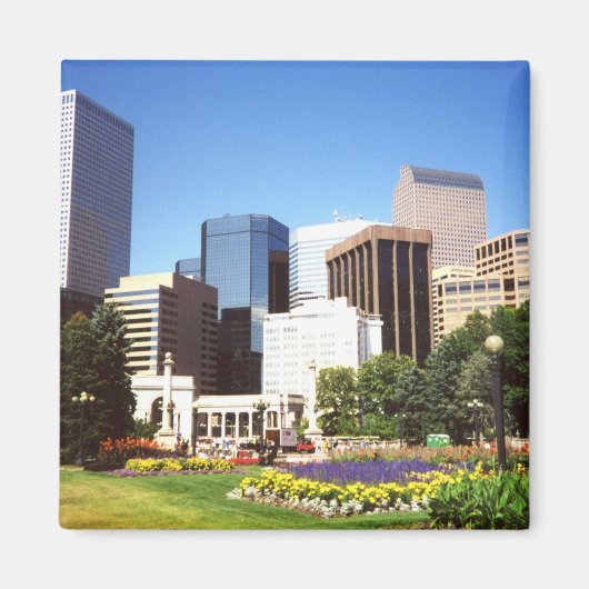 Centrum Denver Souvenir Magnet (Voorkant)