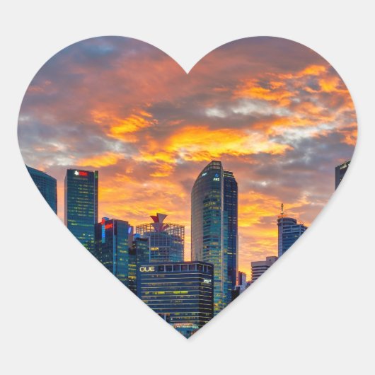 Centrum kern hart sticker (Voorkant)