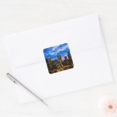 Centrum kern vierkante sticker (Envelop)