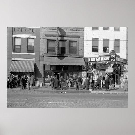 Centrum Omaha Hobo: 1938 Poster (Voorkant)