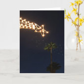 Centrum Palm Springsmas Kaart (Gele Bloem)