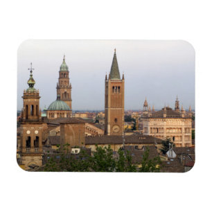 centrum Parma; Battistero kerk op straat Magneet