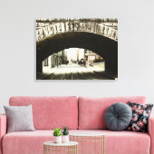 Centrum straat (Brockton) Canvas Afdruk (Insitu (Woonkamer))