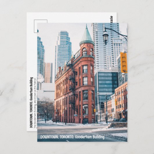 CENTRUM, TORONTO, Gooderham Building Briefkaart (Voorkant / Achterkant)