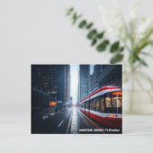 CENTRUM, TORONTO, TTC Streetcar Briefkaart (Staand voorkant)