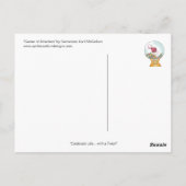 CENTRUM VAN AANDACHT Cartoon Briefkaart (Achterkant)