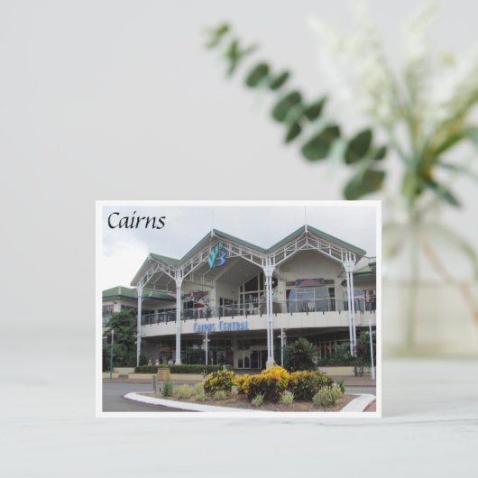 centrum van cairns briefkaart (Staand voorkant)