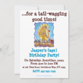 Centrum van de Chicken Party Kaart (Achterkant)