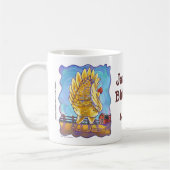 Centrum van de Chicken Party Koffiemok (Links)