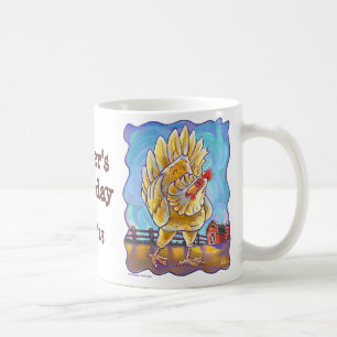 Centrum van de Chicken Party Koffiemok