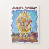 Centrum van de Chicken Party Legpuzzel (Verticaal)