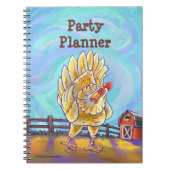 Centrum van de Chicken Party Notitieboek (Voorkant)