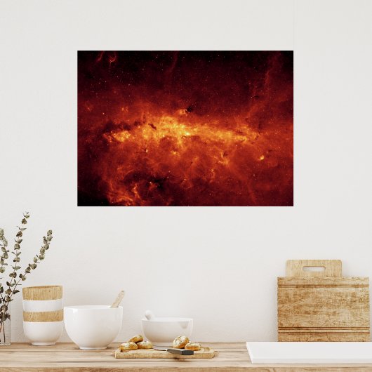 centrum van de melkweg poster (Keuken)