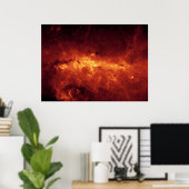 centrum van de melkweg poster (Thuiskantoor)