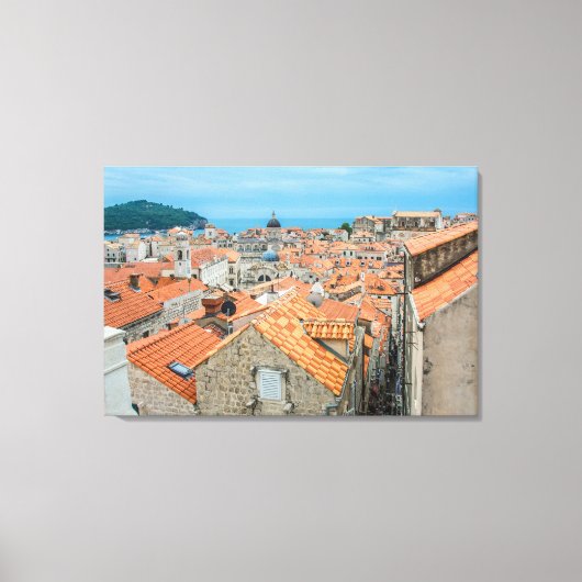 centrum van Dubrovnik Canvas Afdruk (Voorkant)
