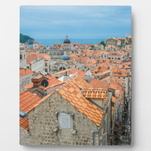 centrum van Dubrovnik Fotoplaat