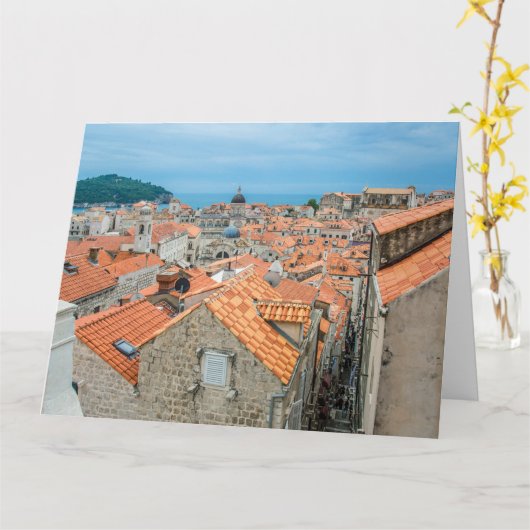 centrum van Dubrovnik Kaart (Gele Bloem)