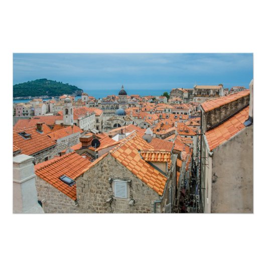 centrum van Dubrovnik Perfect Poster (Voorkant)