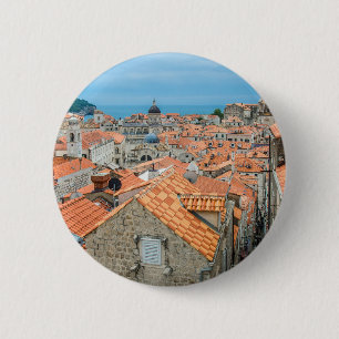 centrum van Dubrovnik Ronde Button 5,7 Cm