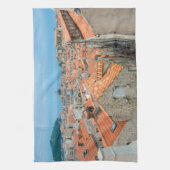 centrum van Dubrovnik Theedoek (Verticaal)