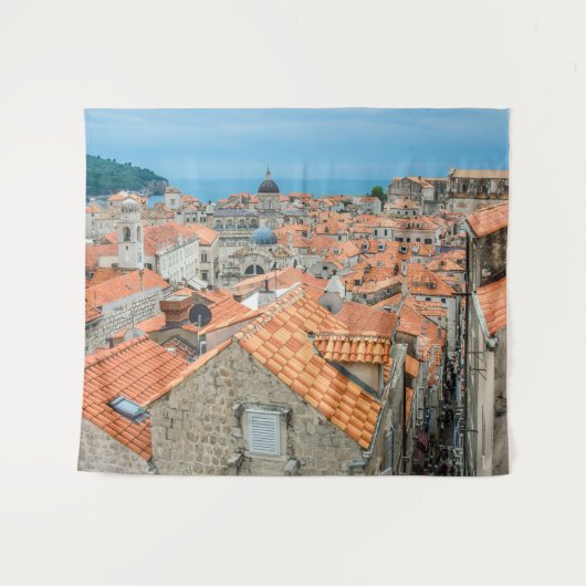 centrum van Dubrovnik Wandkleed (Voorkant (horizontaal))