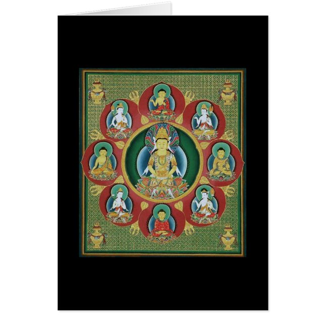 centrum van een Taizokai Mandala (Voorkant)