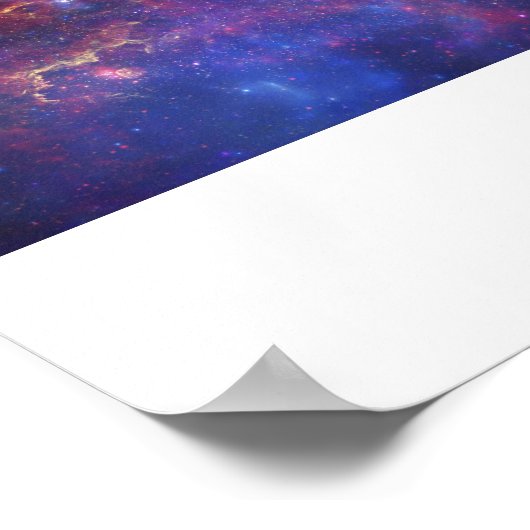 centrum van het melkwegstelsel poster (Hoek)